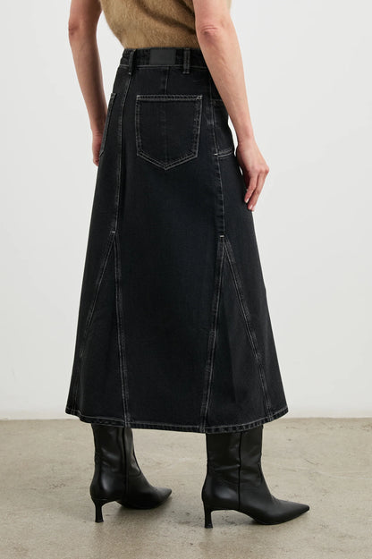 Del Ray Skirt Black Sand - No22 Damplassen