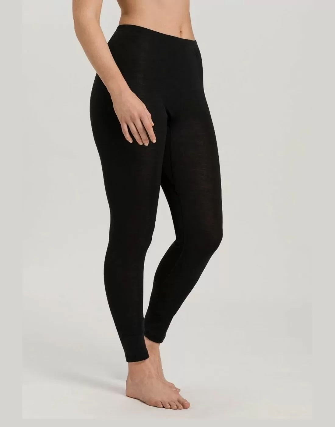 Leggings Woolen Silk Black