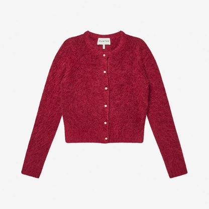 Povilla Cardigan Bordeaux