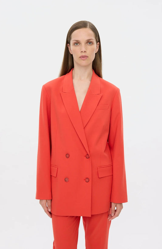 Frida Blazer Poppy Red
