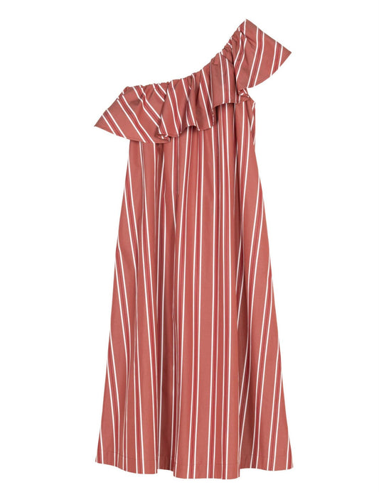 Ilise Dress Berry Stripe
