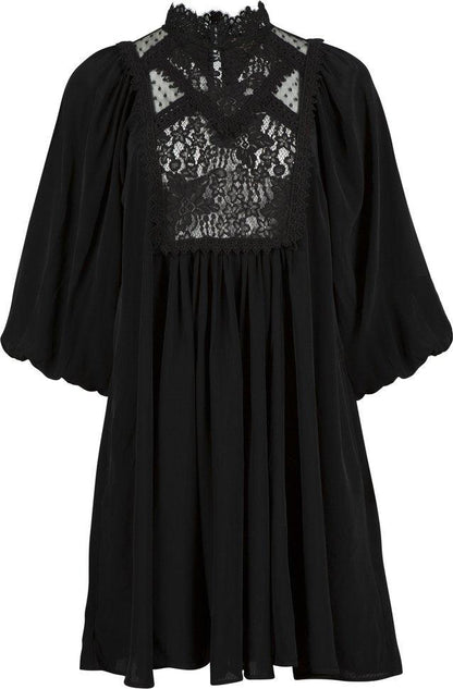 byTiMo - Elegant Lace Shift Dress Black - No22 Damplassen
