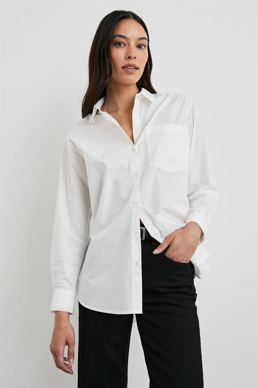 Elsa Shirt White - No22 Damplassen