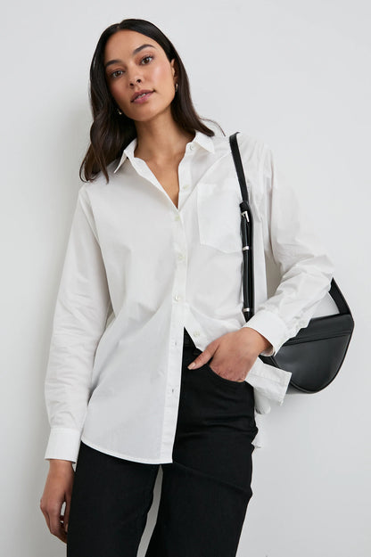 Elsa Shirt White - No22 Damplassen