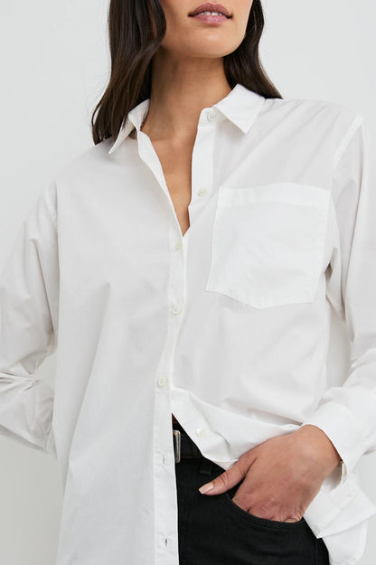 Elsa Shirt White - No22 Damplassen