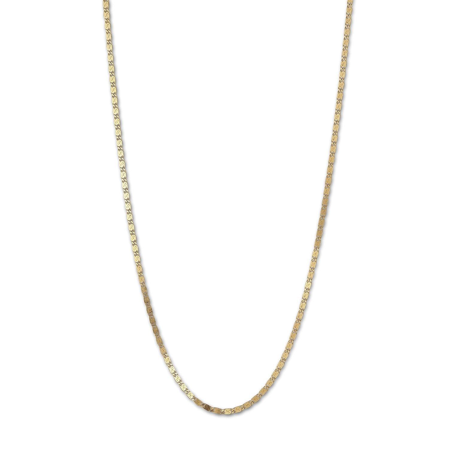 Jane Kønig - Envision S-Chain Necklace Gold - No22 Damplassen