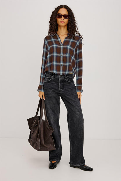 Malin Shirt Espresso Indigo