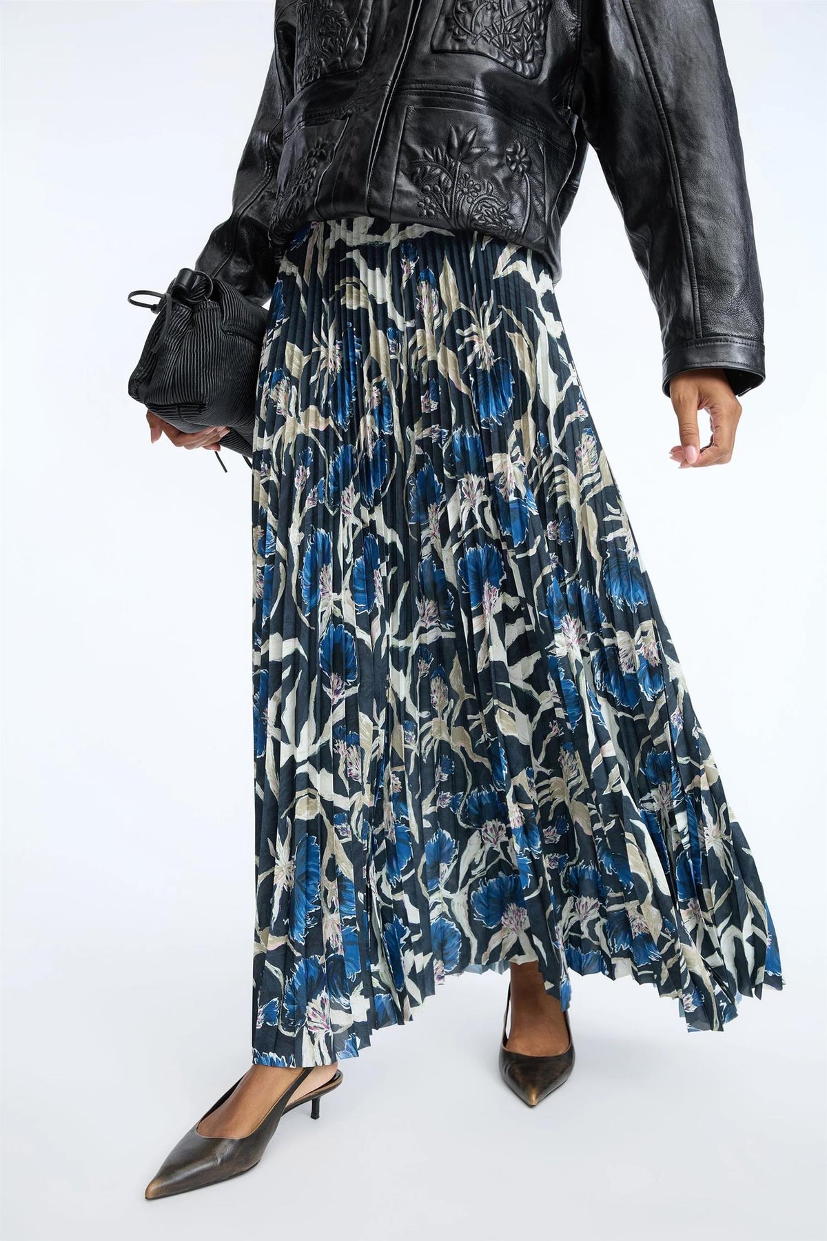 Taulla Skirt Print Black