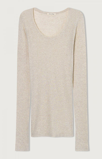 Massachusetts Long Sleeve Creme Melange