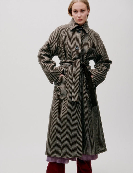 Dyveke Coat Herringbone