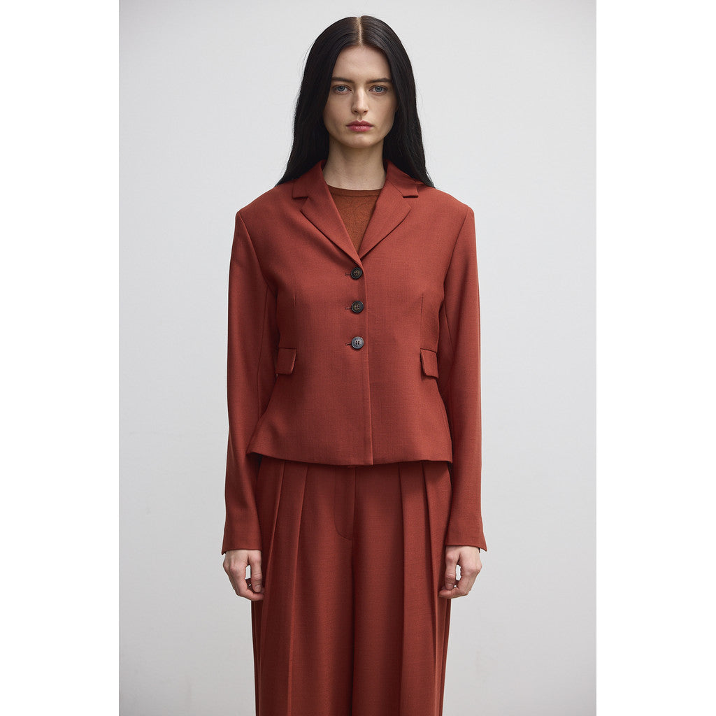 Jenny Blazer Brandy Brown