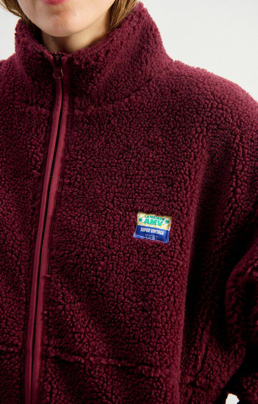 Hoktown Jacket Burgundy Melange
