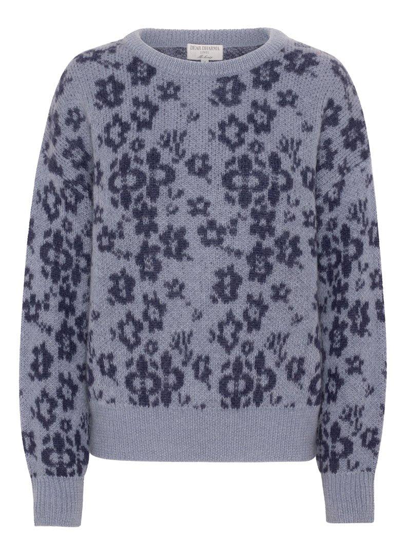 Flower Sweater Sky - No22 Damplassen