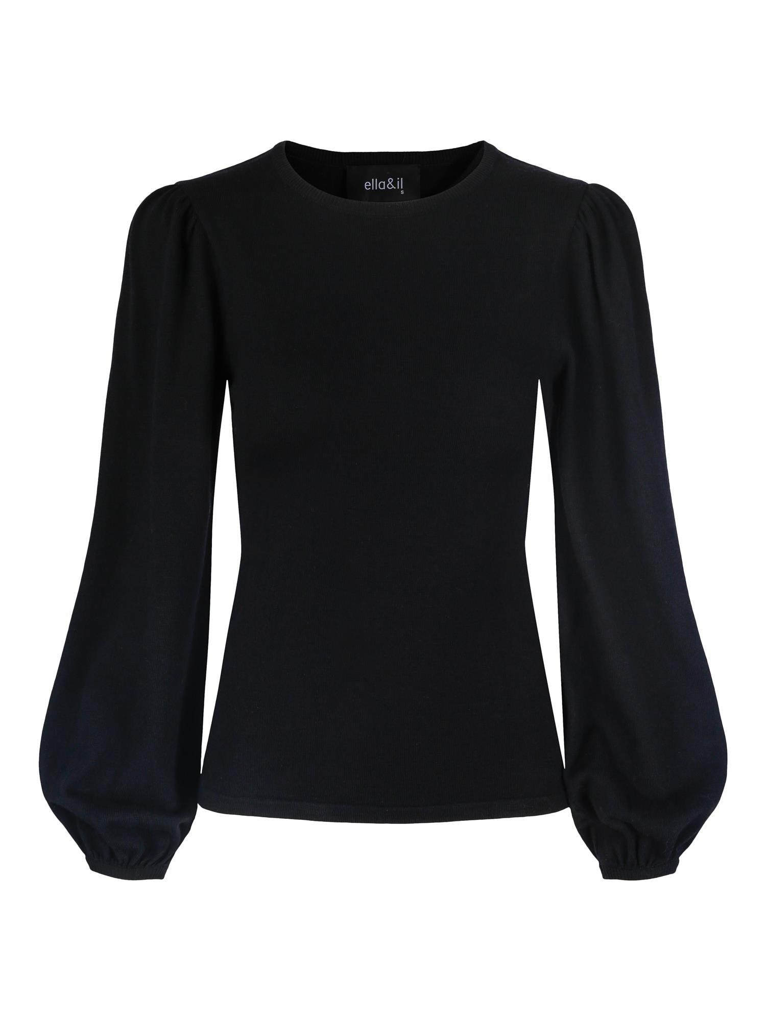 Frida Merino Sweater Black - No22 Damplassen