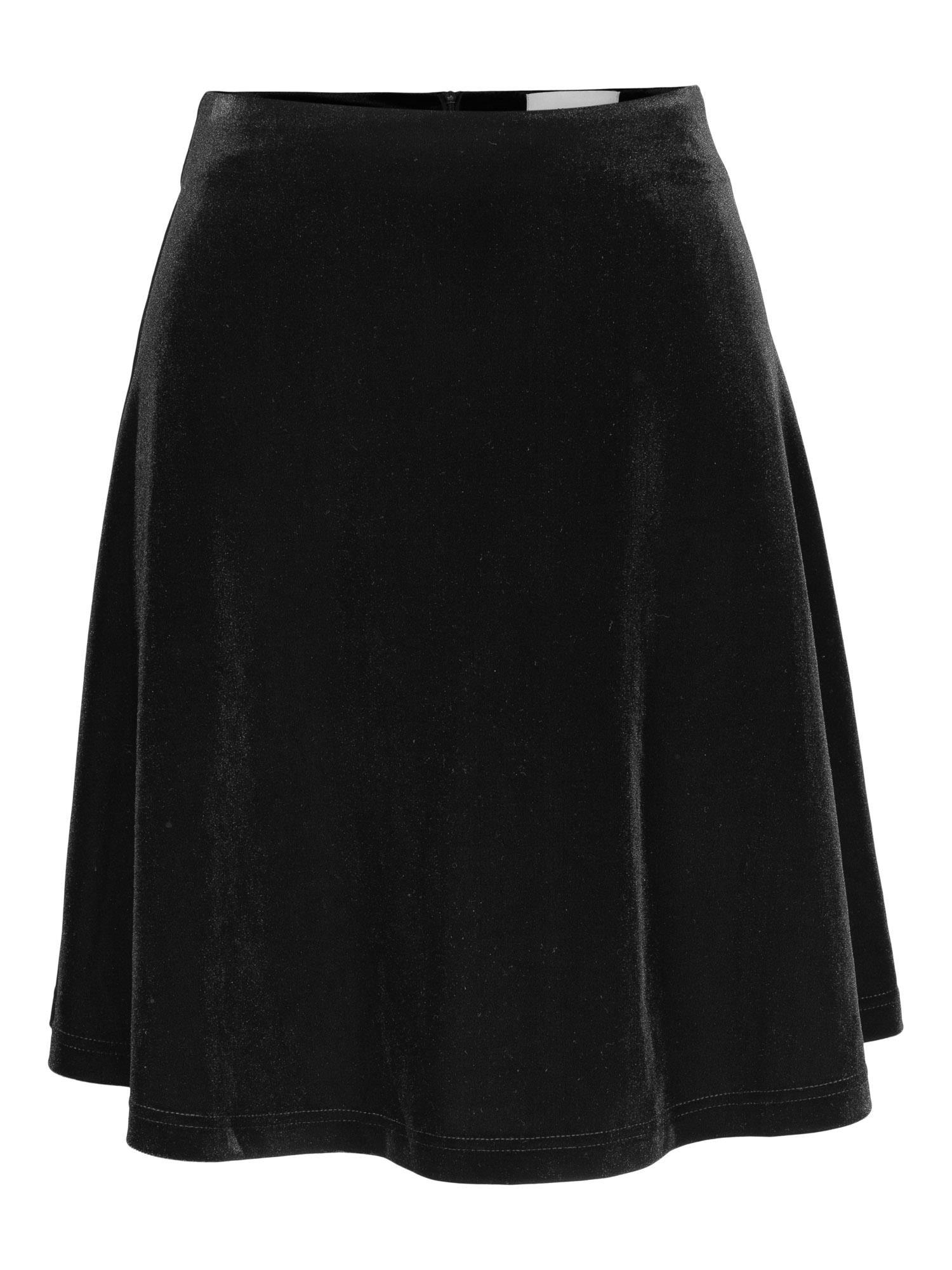 Hanami Velour Skirt Black - No22 Damplassen