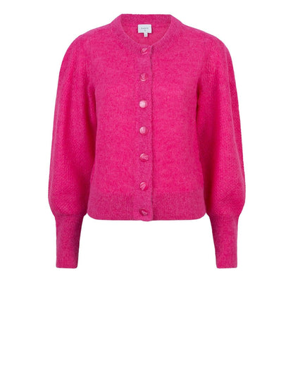 Handsome Mixed Knit Cardigan Pink Energy - No22 Damplassen