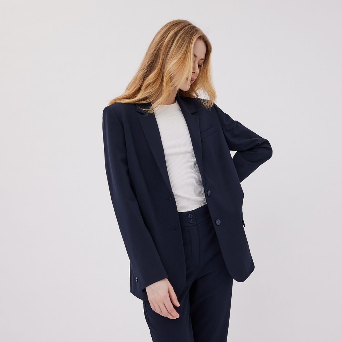 Hannah Blazer Navy - No22 Damplassen