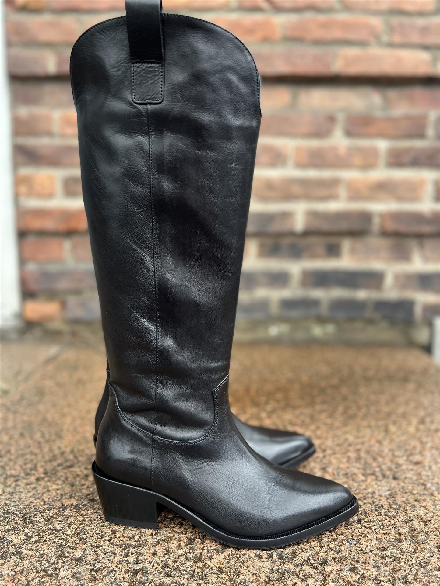 Laura Bellariva - High Leather Boots Black - No22 Damplassen