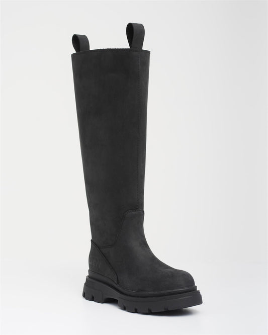 BRGN by Lunde & Gaundal - High Leather Boots New Black - No22 Damplassen