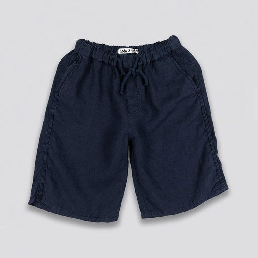 Hugo Slight Linen Navy - No22 Damplassen