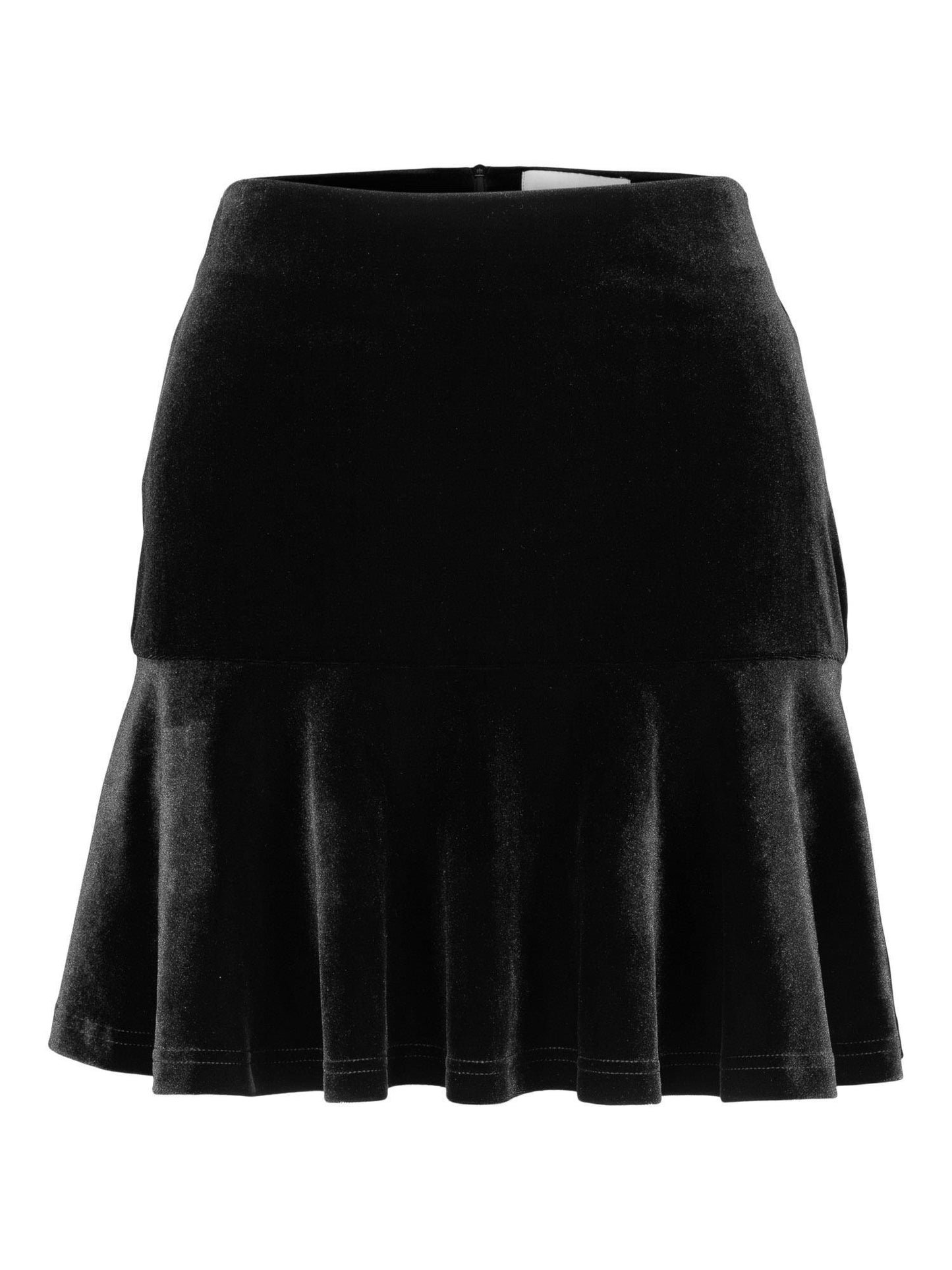 Indie Velour Skirt Black - No22 Damplassen