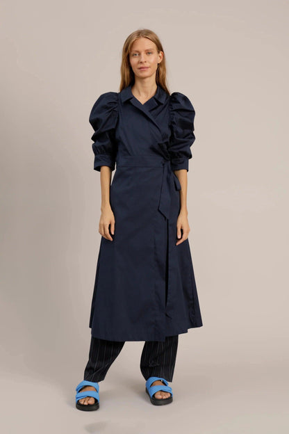 Jisalanka Dress Navy - No22 Damplassen