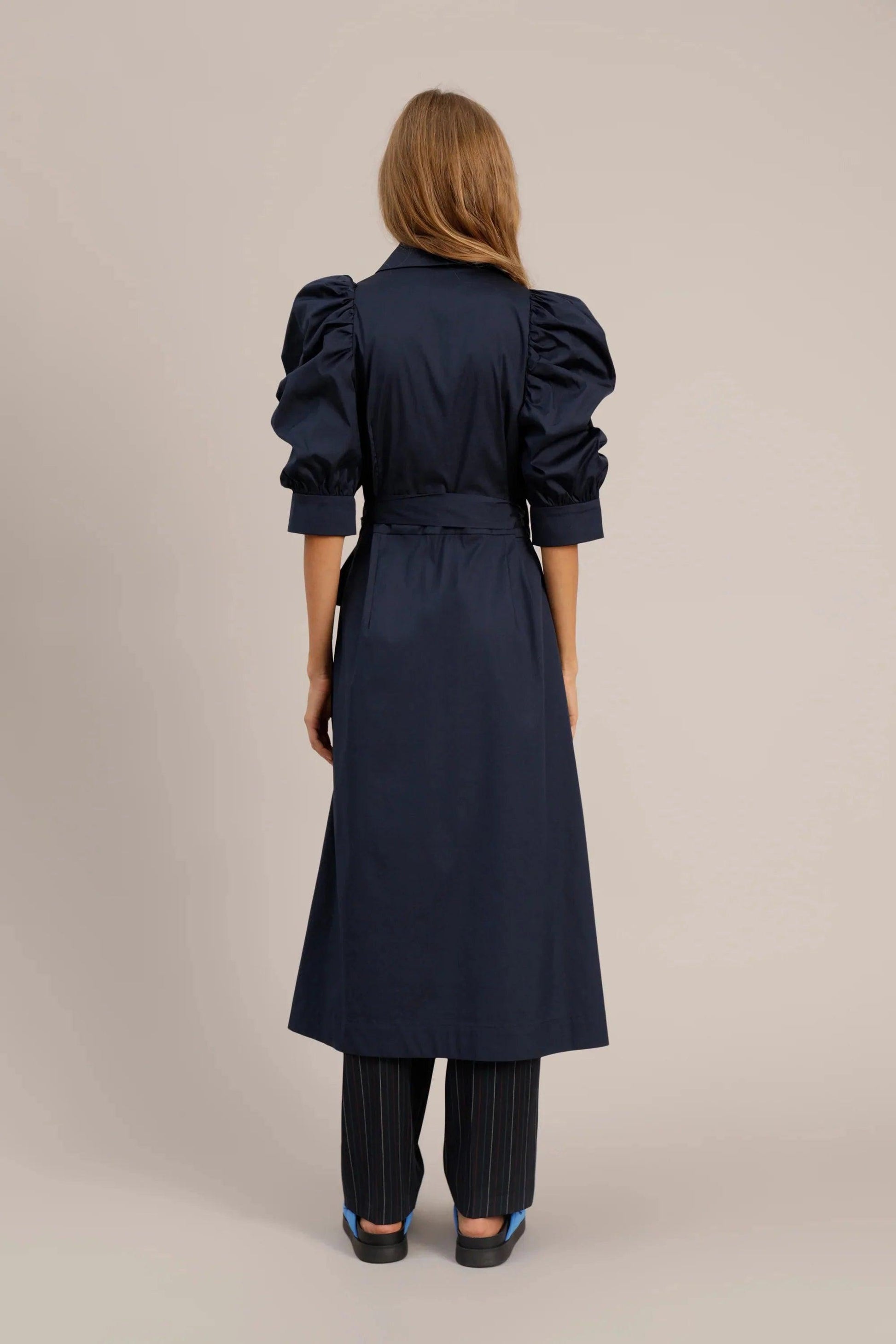 Jisalanka Dress Navy - No22 Damplassen