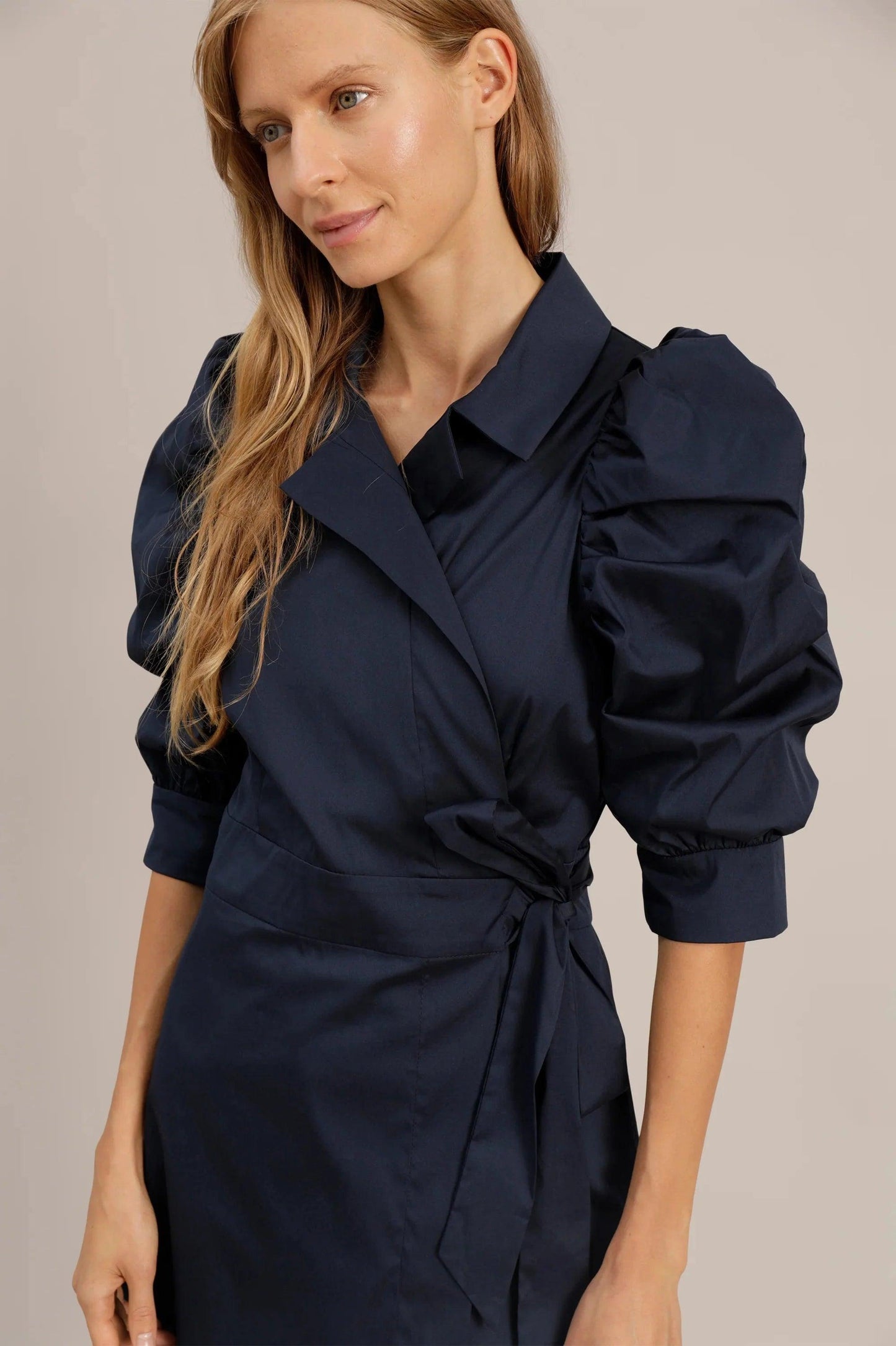 Jisalanka Dress Navy - No22 Damplassen