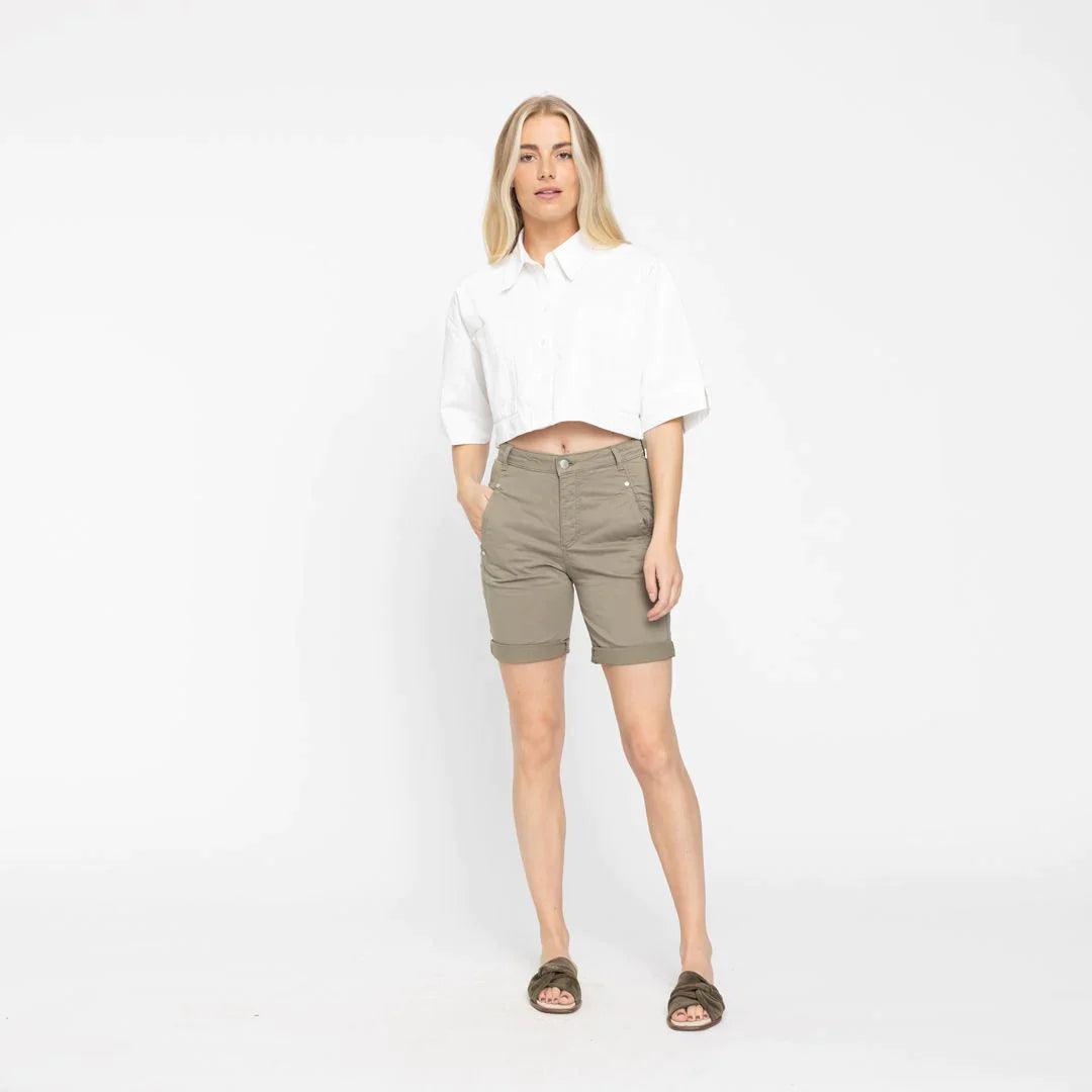 Jolie Shorts Green Tea - No22 Damplassen