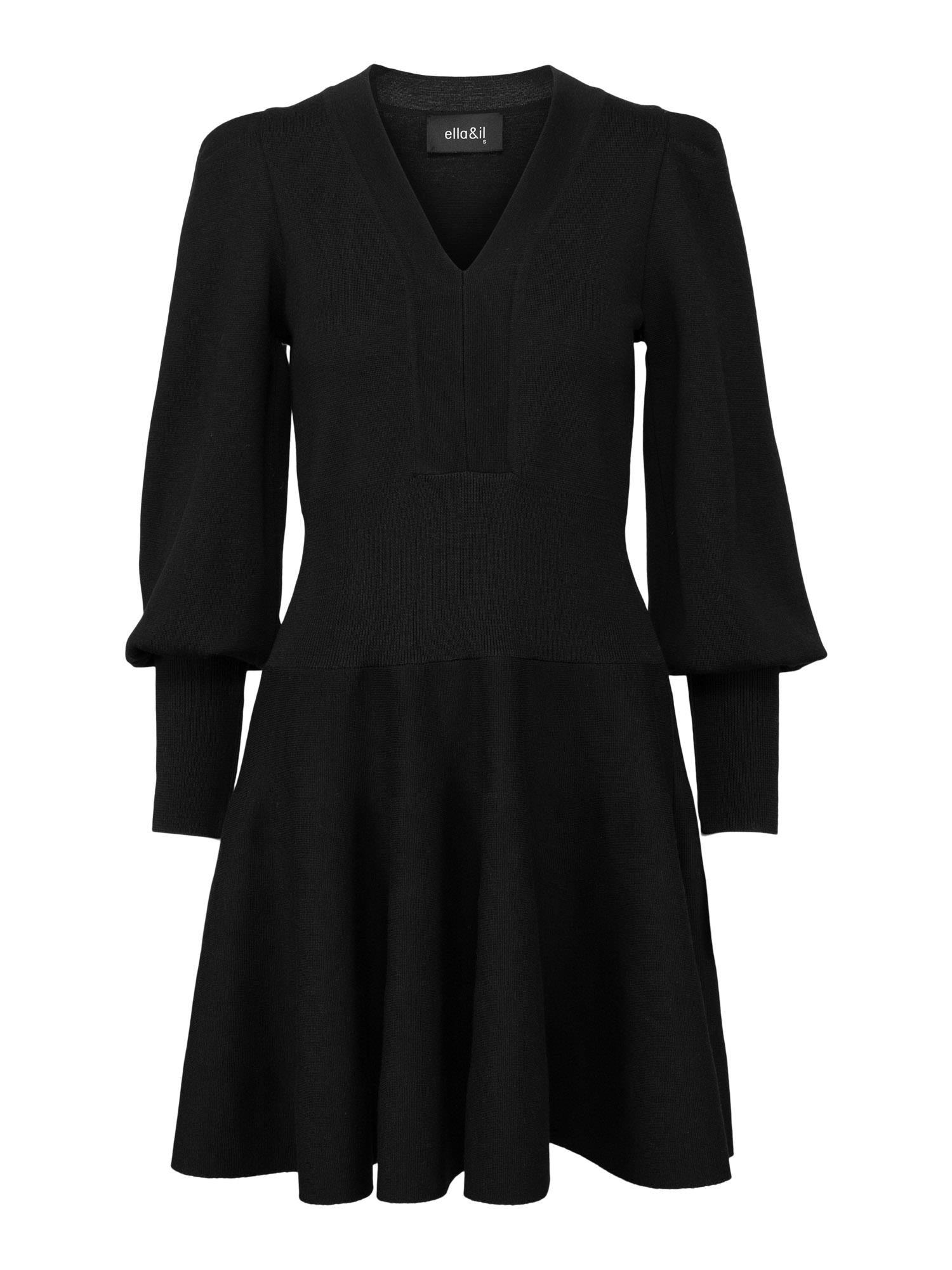 Jules Merino Dress Black - No22 Damplassen