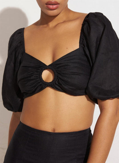 Faithfull the Brand - La Marches Top Black - No22 Damplassen