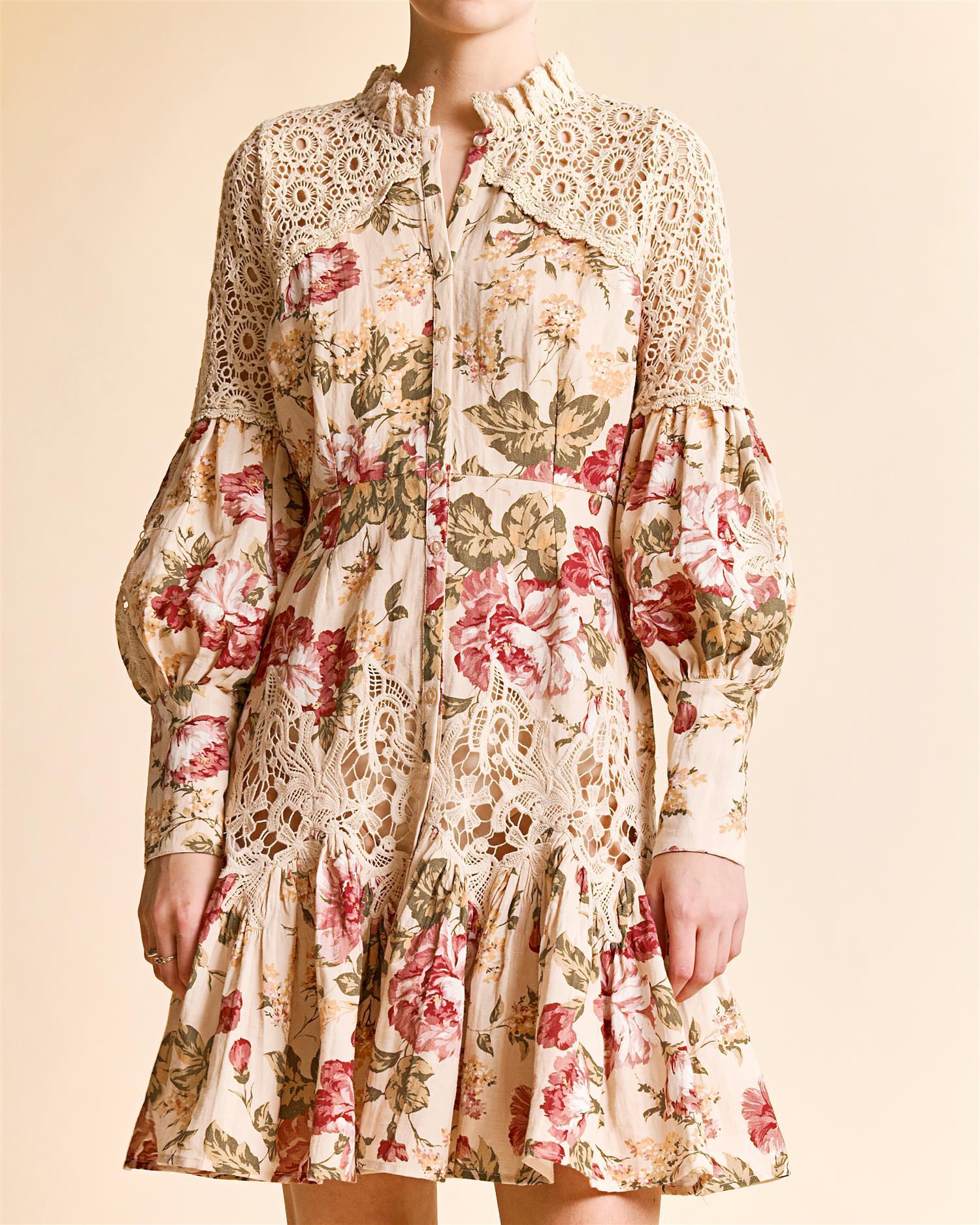 byTiMo - Linen Mini Dress Peony No22 Damplassen byTiMo - Linen Mini Dress Peony No22 Damplassen