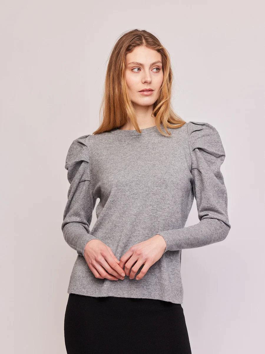 Luna Wool Sweater Grey Melange - No22 Damplassen