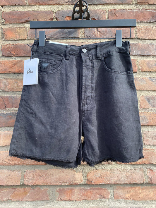 Maya Shorts Linen Black - No22 Damplassen