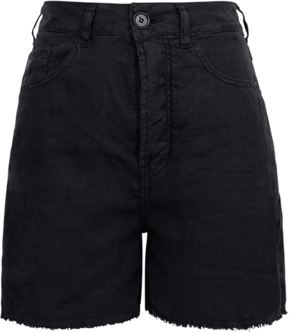 Maya Shorts Linen Black - No22 Damplassen