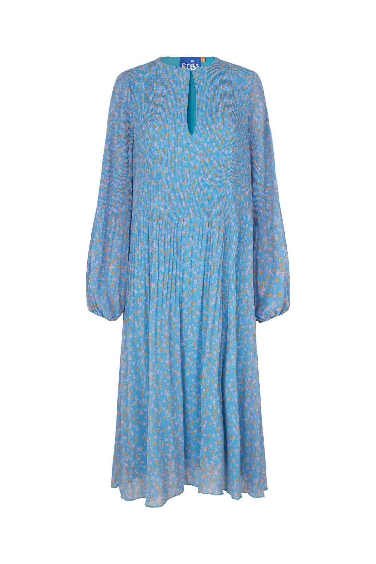 Melindacras Dress Floral Blue - No22 Damplassen