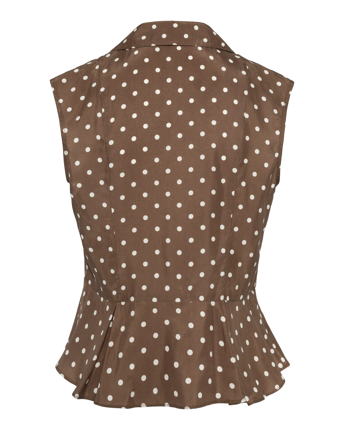 Melrose Blouse Dots Brown
