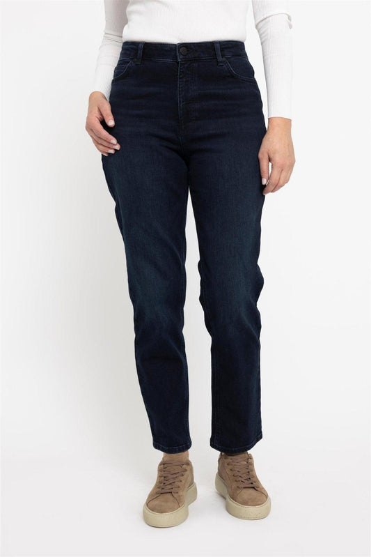 Molly Ankle Jeans Blue Black Vintage - No22 Damplassen