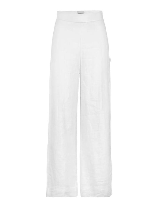 Molly Linen Pants White - No22 Damplassen