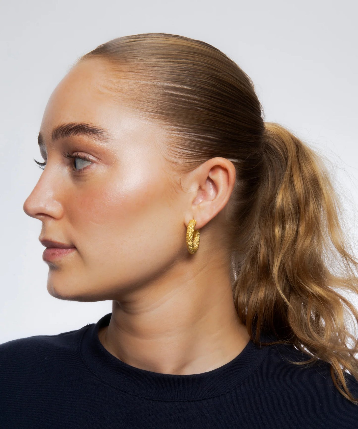 Organic Chunky Hoops Gold - No22 Damplassen