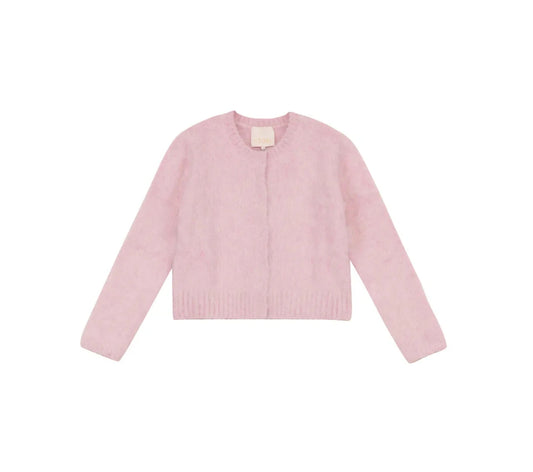 Knit Jacket Dusty Pink