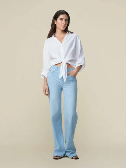 Pia Linen Shirt White