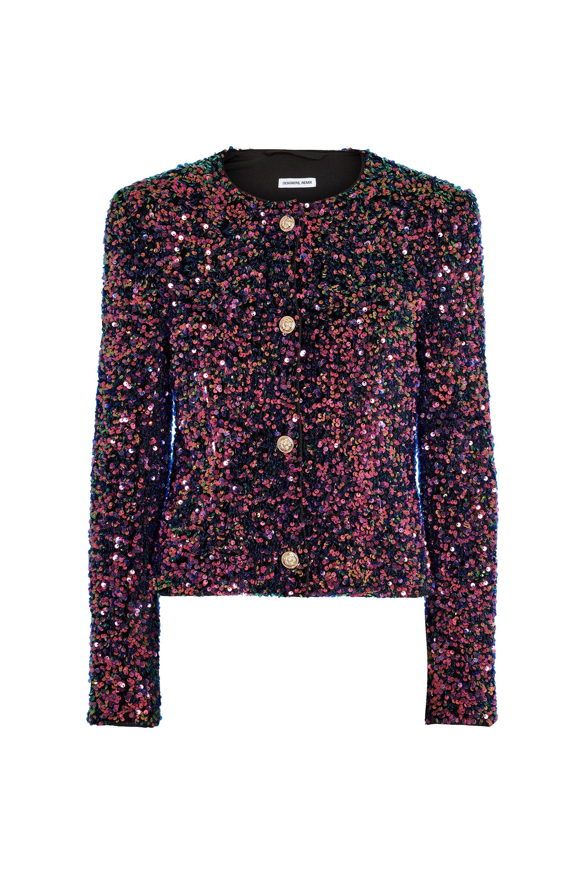 Paulette Jacket Multicolour Sequins - No22 Damplassen