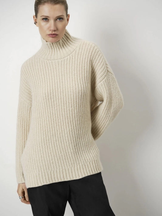 Rayure Oversized Sweater Vanilla Chai - No22 Damplassen