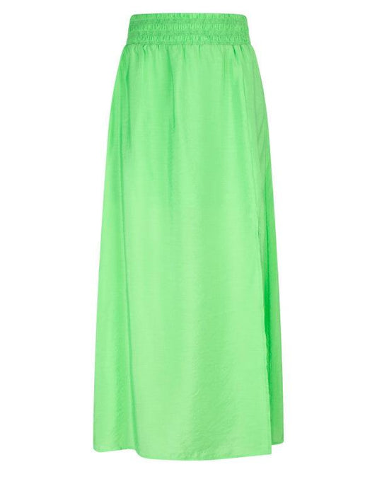 Reverie Long Skirt Green Flare - No22 Damplassen