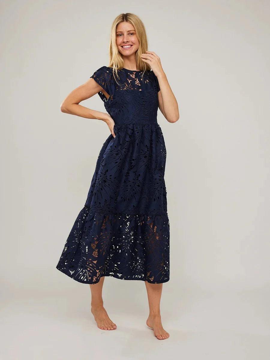 ella&il - Ruth Lace Dress Navy - No22 Damplassen