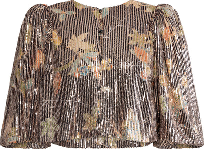 Sequins Jacket Night Garden - No22 Damplassen