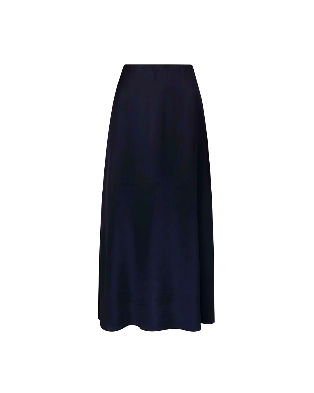 Satin Skirt Dark Blue