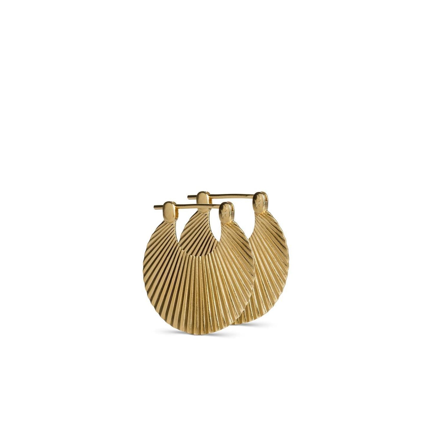 Small Shell Earrings Gold - No22 Damplassen