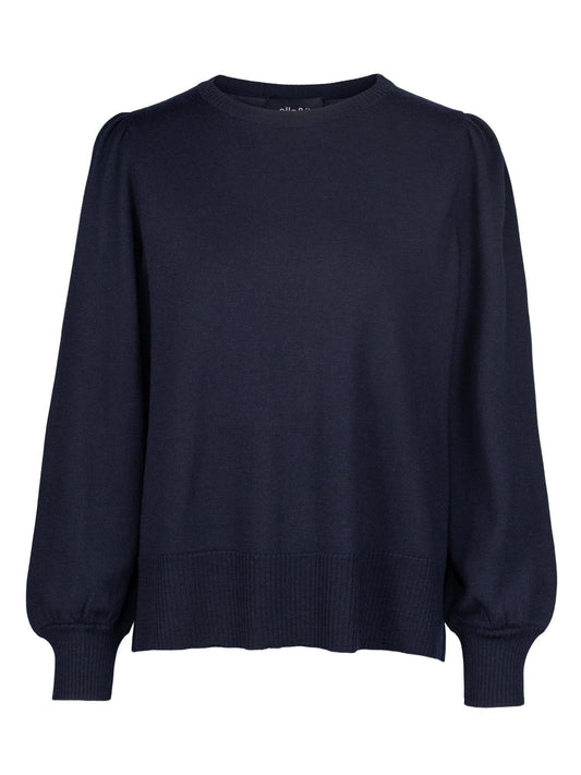 Sonja Merino Sweater Navy - No22 Damplassen